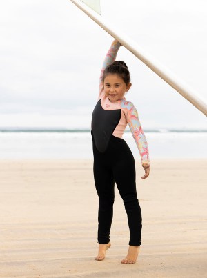 Roxy 3/2mm Prologue Back Zip Wetsuit Bademode Mädchen | 82956-KOZC