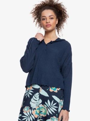 Roxy Cozy Day Long Sleeve Rib Knit Oberteile | 56904-GHTJ