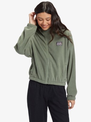 Roxy Dawn To Dusk Half-Zip Fleece Hoodie | 16289-FNCU