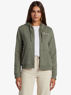 Roxy Evening Hike Zip Zip-Up Hoodie | 62598-RPQK