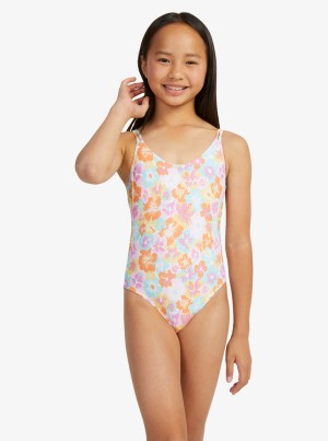 Roxy Floraya One-Piece Bademode Mädchen | 43967-UAQD