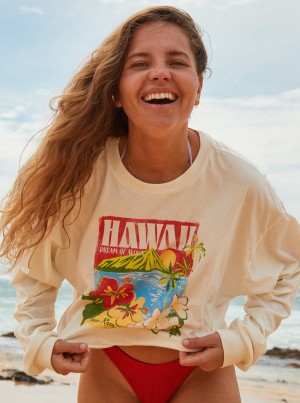 Roxy Hawaiian Vacay Olsc T-shirts | 61354-NZVE