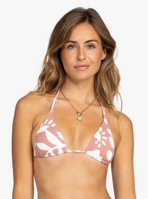 Roxy Printed Beach Classics Mini Tiki Tri Bikinioberteile | 18947-VBRU