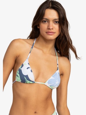 Roxy Printed Beach Classics Mini Tiki Tri Bikinioberteile | 92760-OHSM