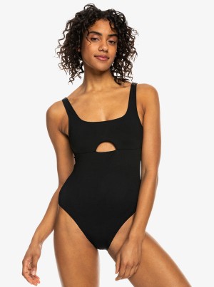 Roxy Pro The Double Line One-Piece Badeanzüge | 57190-IKBD