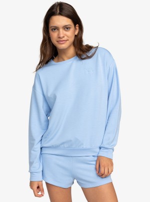 Roxy Surfing By Moonlight C Crew Neck Loungewear | 64130-PUWN