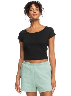 Roxy Time For Rib Knit T-shirts | 95721-QAGH