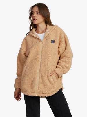 Roxy Weekend Plans Polar Zip-Up Fleece Oberteile | 78031-VTYR