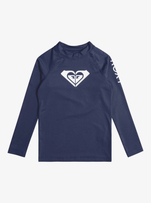 Roxy Whole Hearted Long Sleeve UPF 50 Rashguard Bademode Mädchen | 92513-AETY