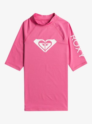 Roxy Wholehearted UPF 50 Kurzes Sleeve Rashguard Bademode Mädchen | 05978-BMFN