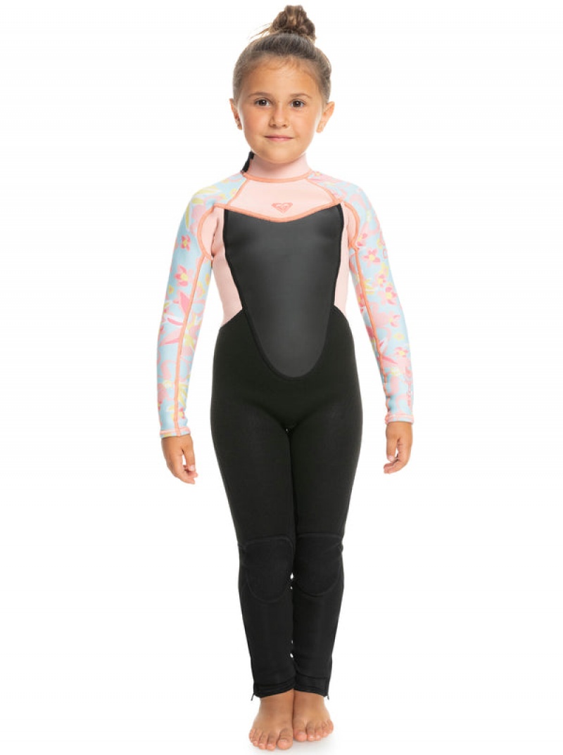 Roxy 3/2mm Prologue Back Zip Wetsuit Bademode Mädchen | 82956-KOZC