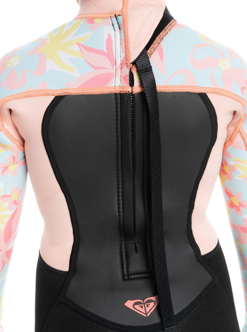 Roxy 3/2mm Prologue Back Zip Wetsuit Bademode Mädchen | 82956-KOZC