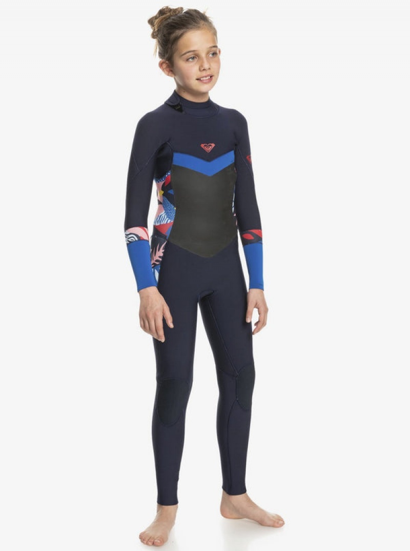 Roxy 3/2mm Syncro GBS Long Sleeve Fullsuit Bademode Mädchen | 51048-MNSZ