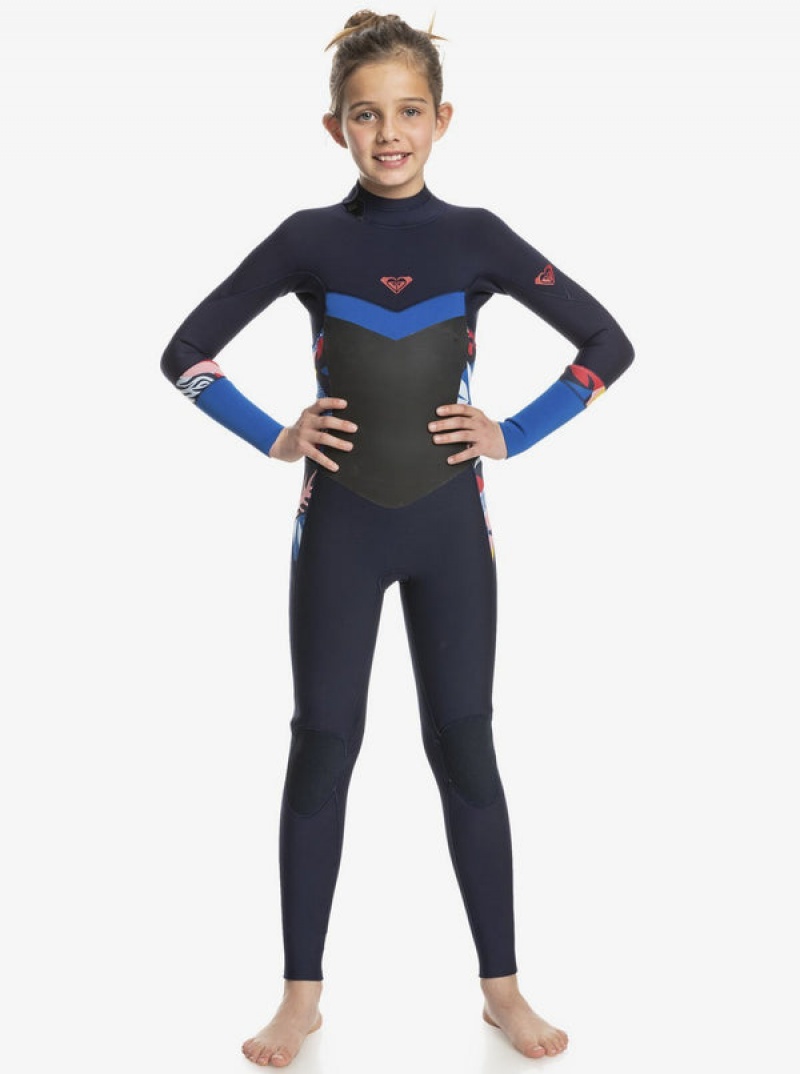 Roxy 3/2mm Syncro GBS Long Sleeve Fullsuit Bademode Mädchen | 51048-MNSZ