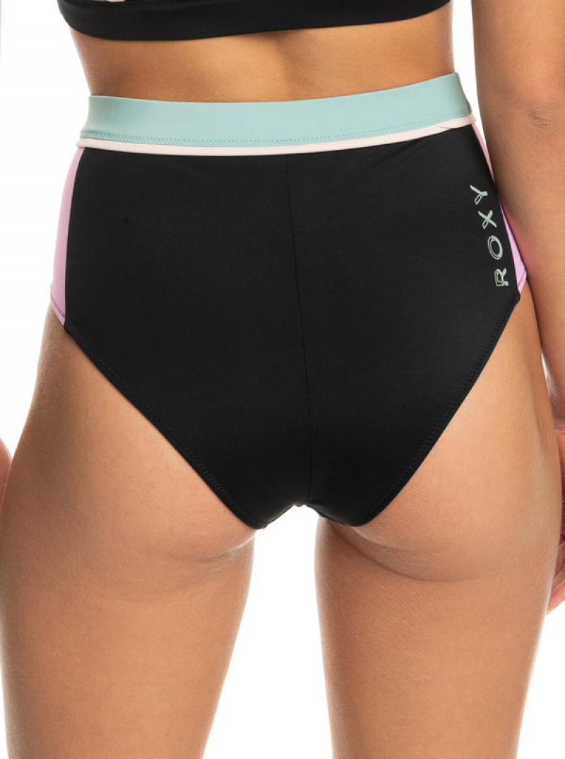 Roxy Active High Taille Bikinihosen | 20937-KEDZ