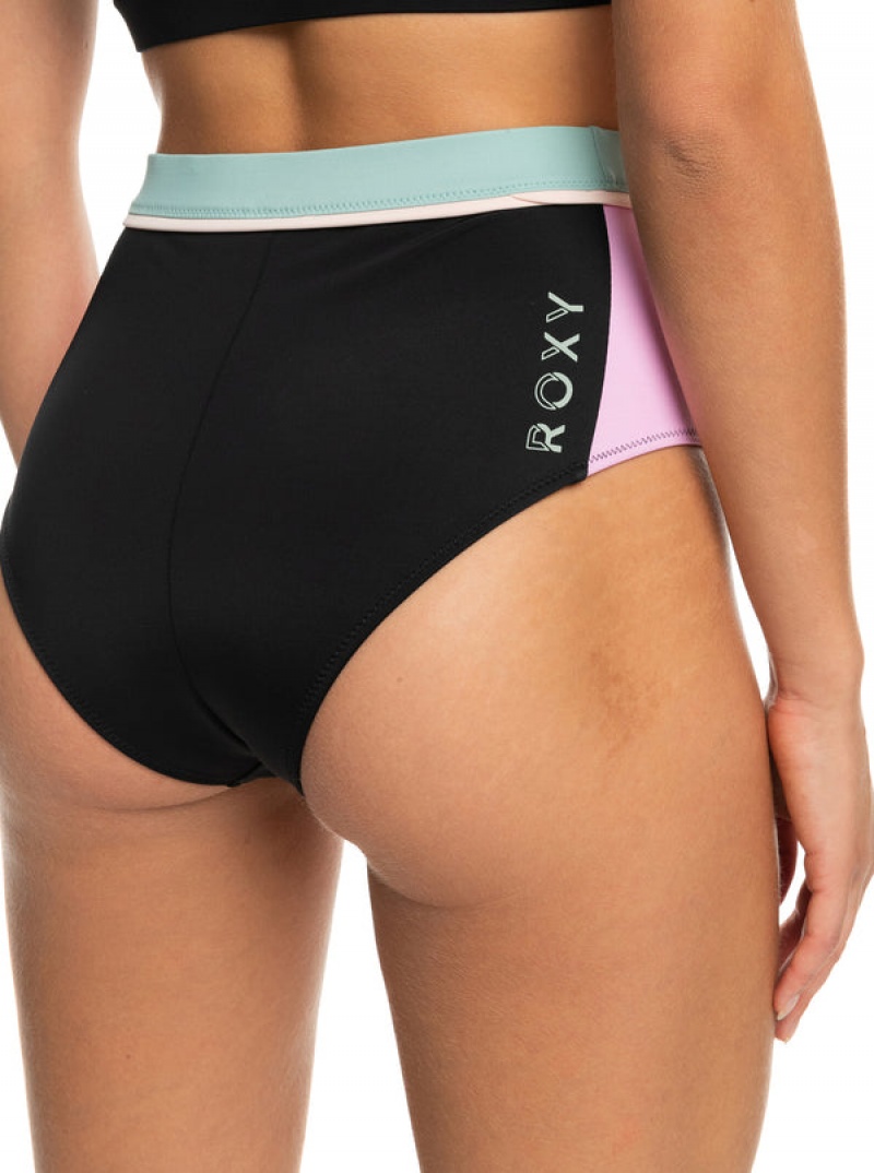 Roxy Active High Taille Bikinihosen | 20937-KEDZ