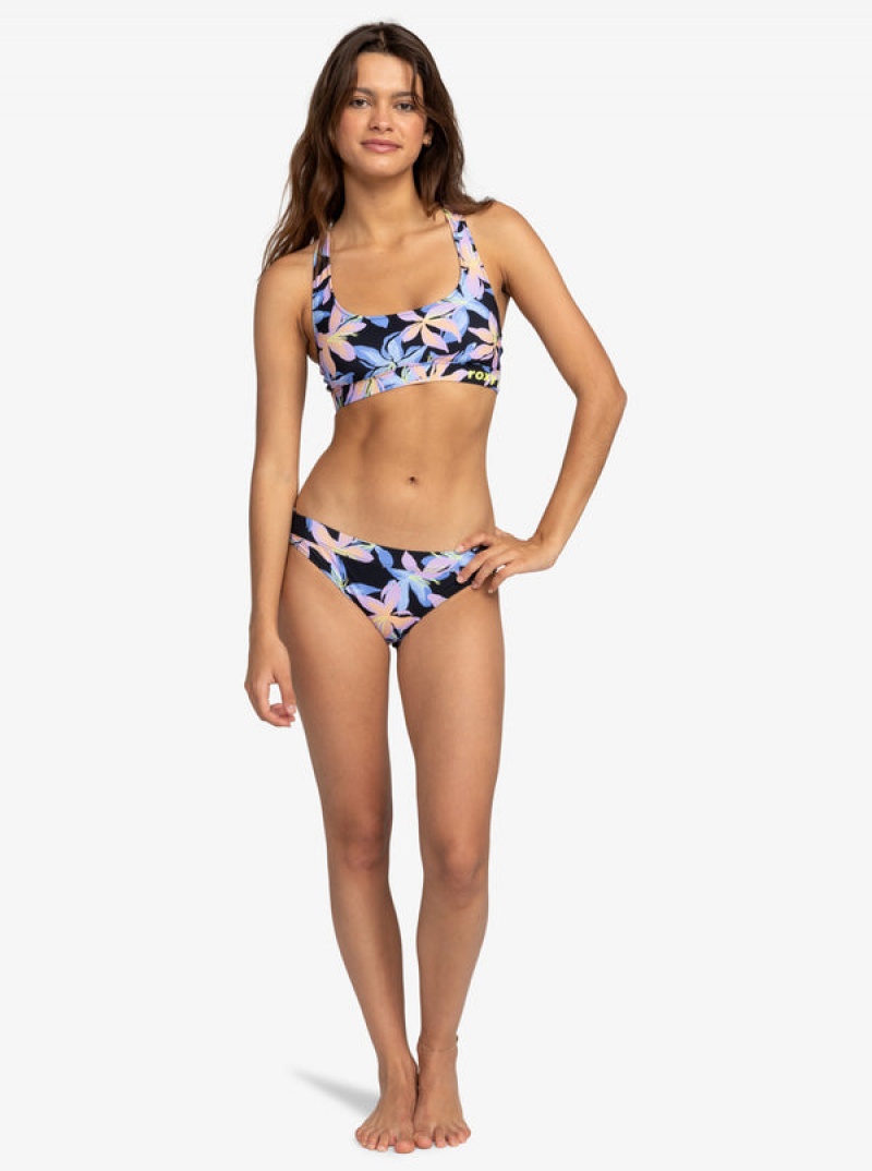 Roxy Active Printed Bikinihosen | 65302-MLCA