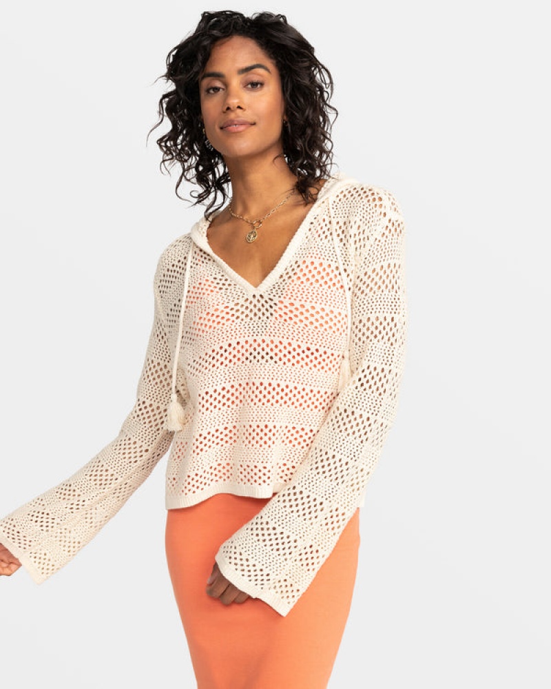 Roxy After Beach Break Mit Kapuze Poncho Pullover | 76942-IDJW