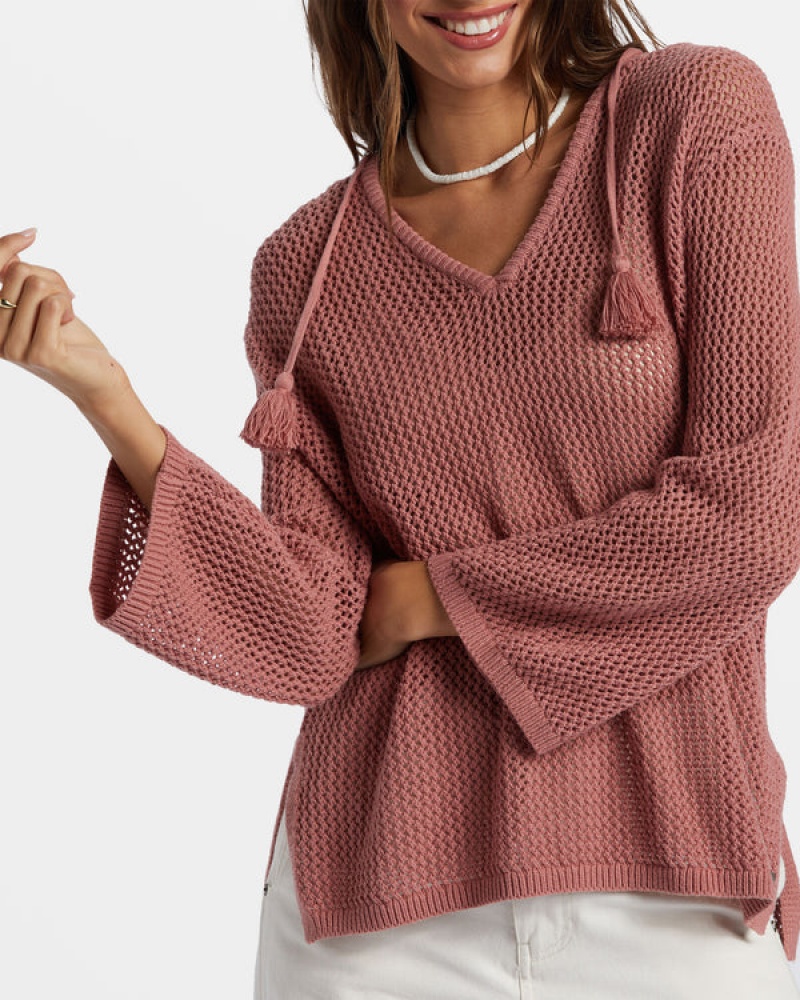 Roxy After Beach Break V-Neck Pullover | 12839-CRJZ