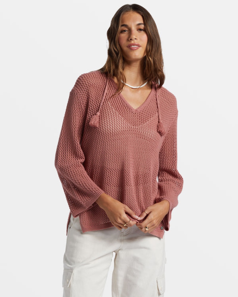 Roxy After Beach Break V-Neck Pullover | 12839-CRJZ