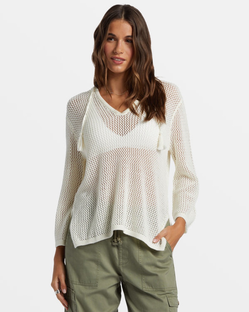 Roxy After Beach Break V-Neck Pullover | 84617-DMQX