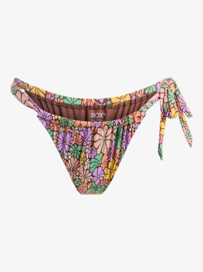 Roxy All About Sol Cheeky Tie Side Bikinihosen | 35186-ASQH