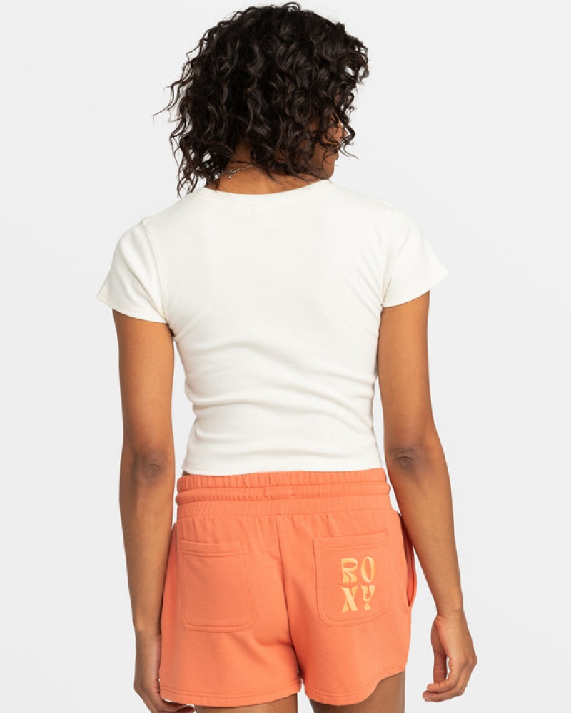 Roxy All Day Shrunken T-shirts | 57486-IQLH