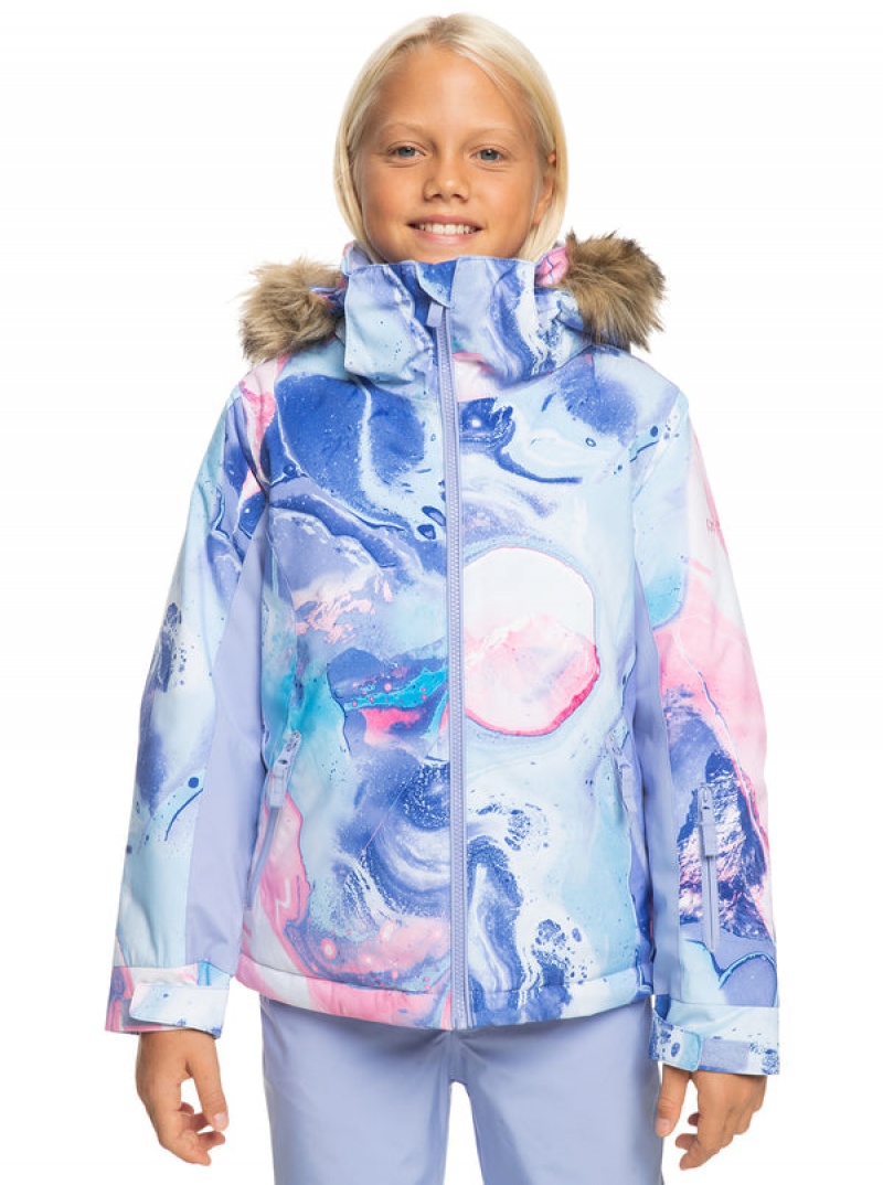 Roxy American Pie Technical Snowboardjacken Mädchen | 86079-LATX