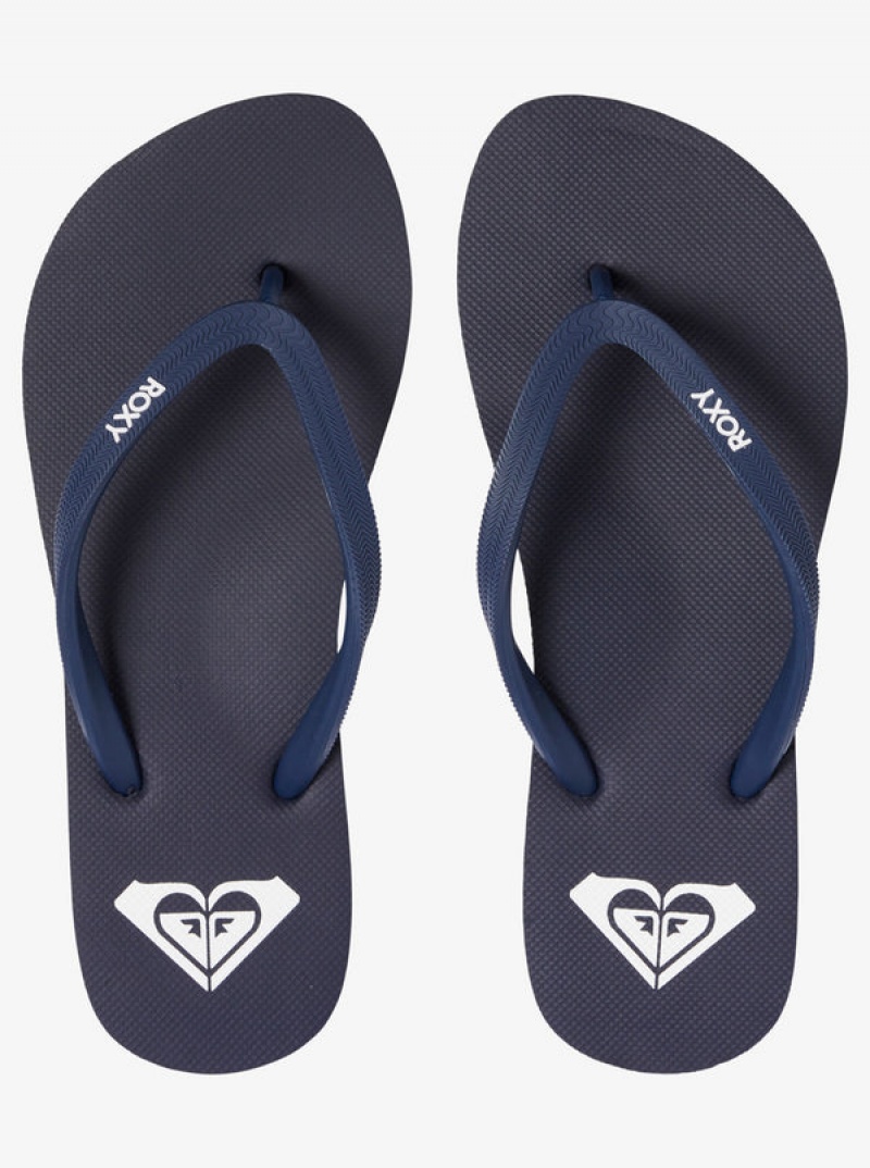 Roxy Azul Basic Flip Flops | 39472-AFNT