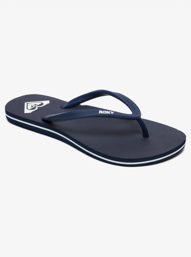 Roxy Azul Basic Flip Flops | 39472-AFNT