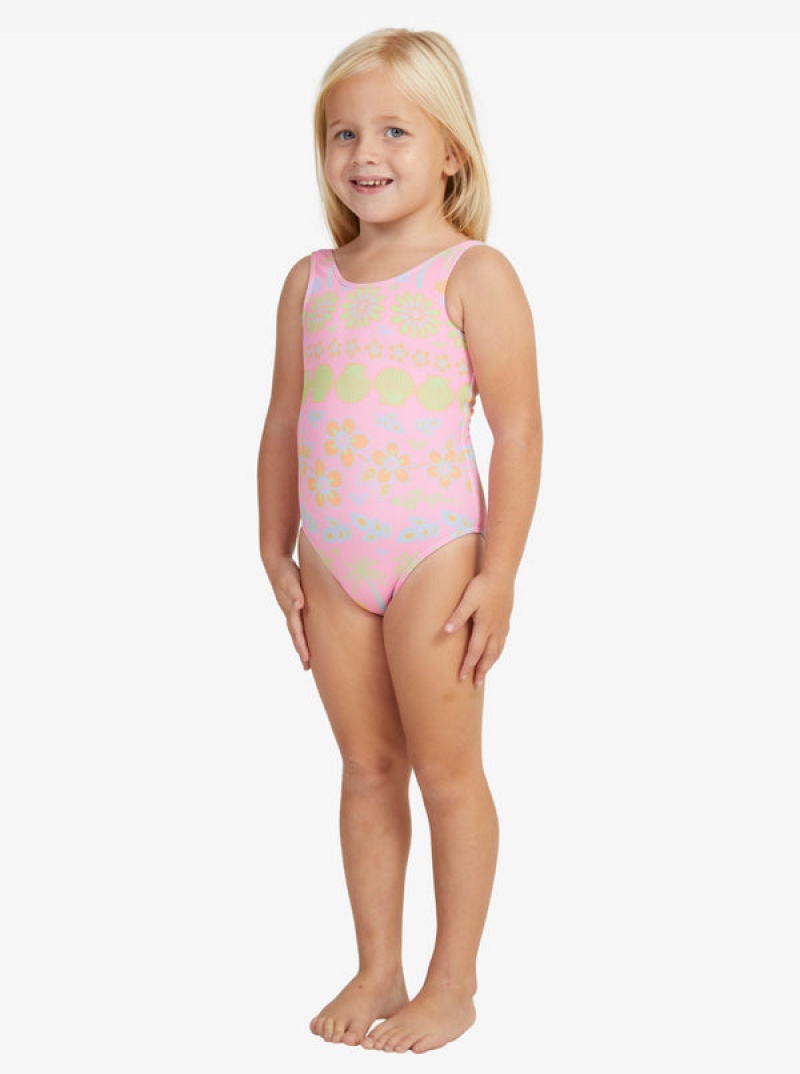 Roxy Beach Day Together One-Piece Bademode Mädchen | 83462-UQZV