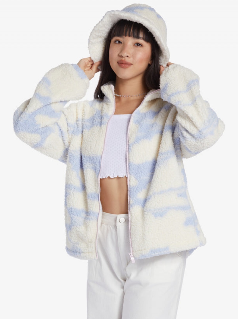 Roxy Chloe Kim Sherpa Bucket Sun Hüte | 02436-TGEB