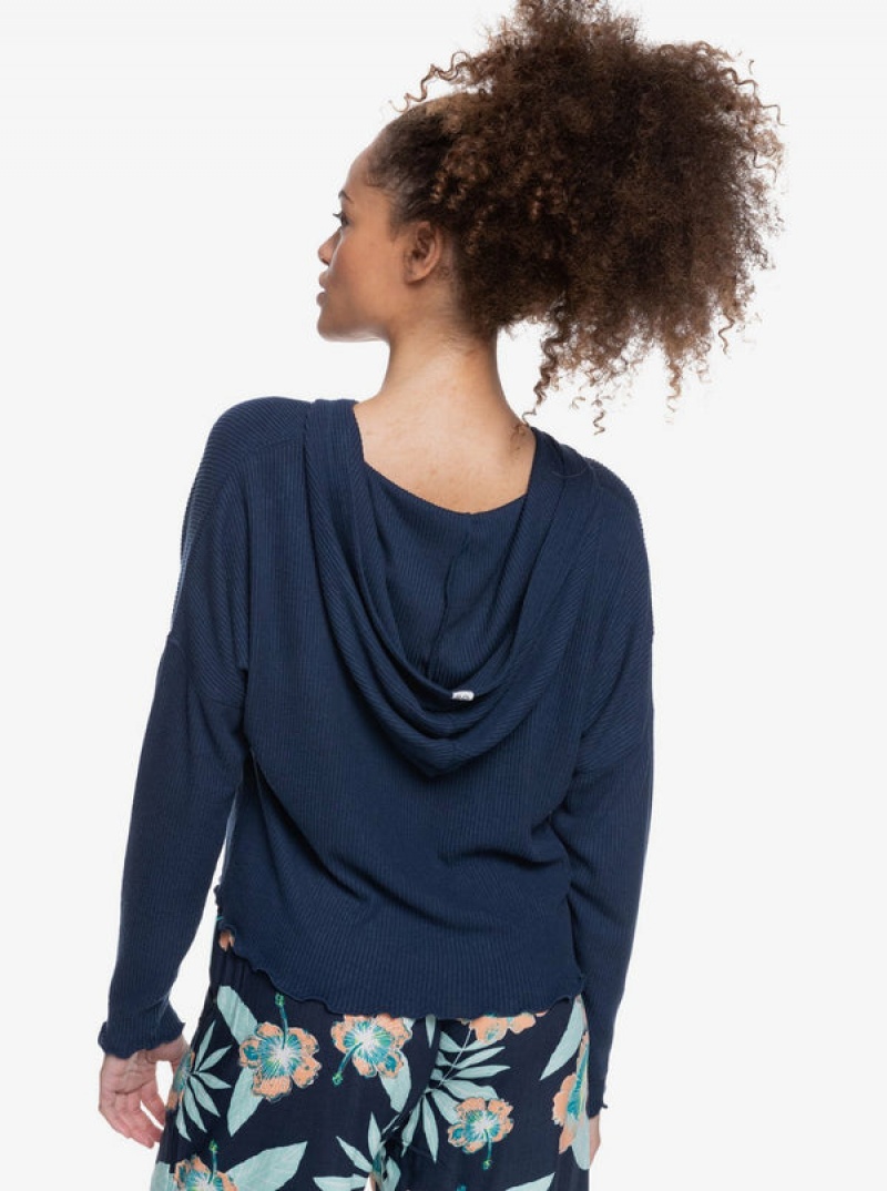 Roxy Cozy Day Long Sleeve Rib Knit Oberteile | 56904-GHTJ