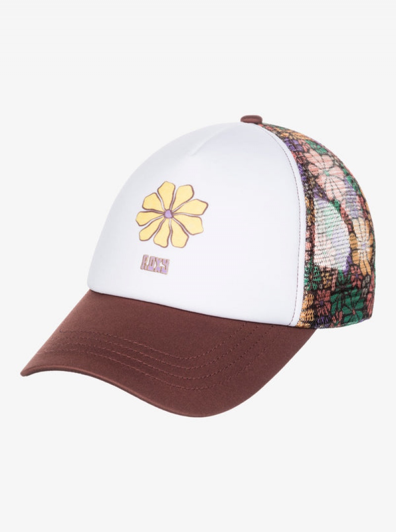 Roxy Donut Spain Trucker Hüte | 10963-FWSV