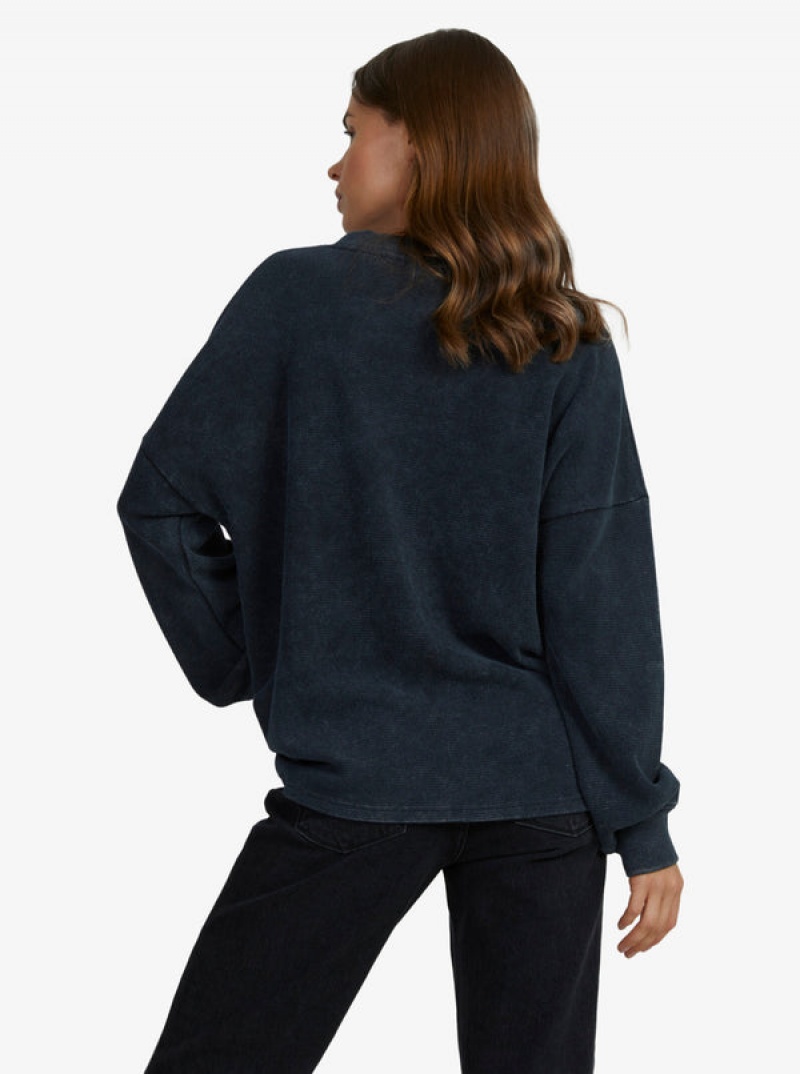 Roxy East Side Long-Sleeve Crew Neck Loungewear | 09312-NRZA