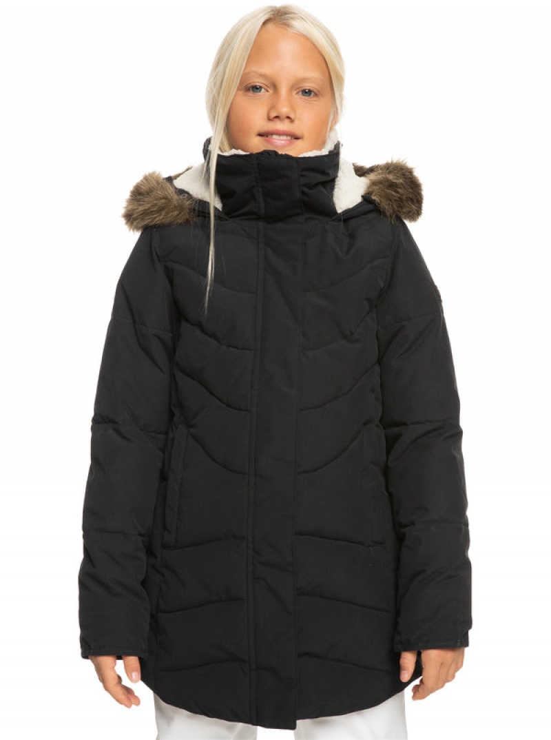 Roxy Elsie Longline Winter Jacken Mädchen | 02581-IYUT