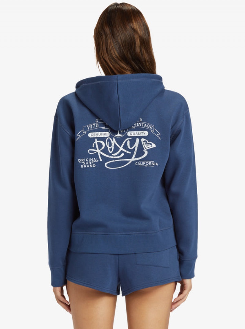 Roxy Evening Hike Zip-Up Hoodie | 58947-MBNF