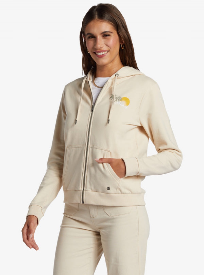 Roxy Evening Hike Zip-Up Loungewear | 42186-ZKYX