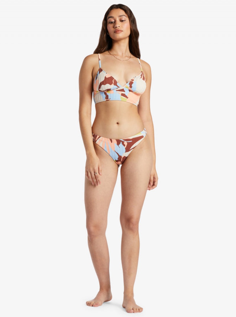 Roxy Floradelic Cheeky Printed Bikinihosen | 20981-EADM