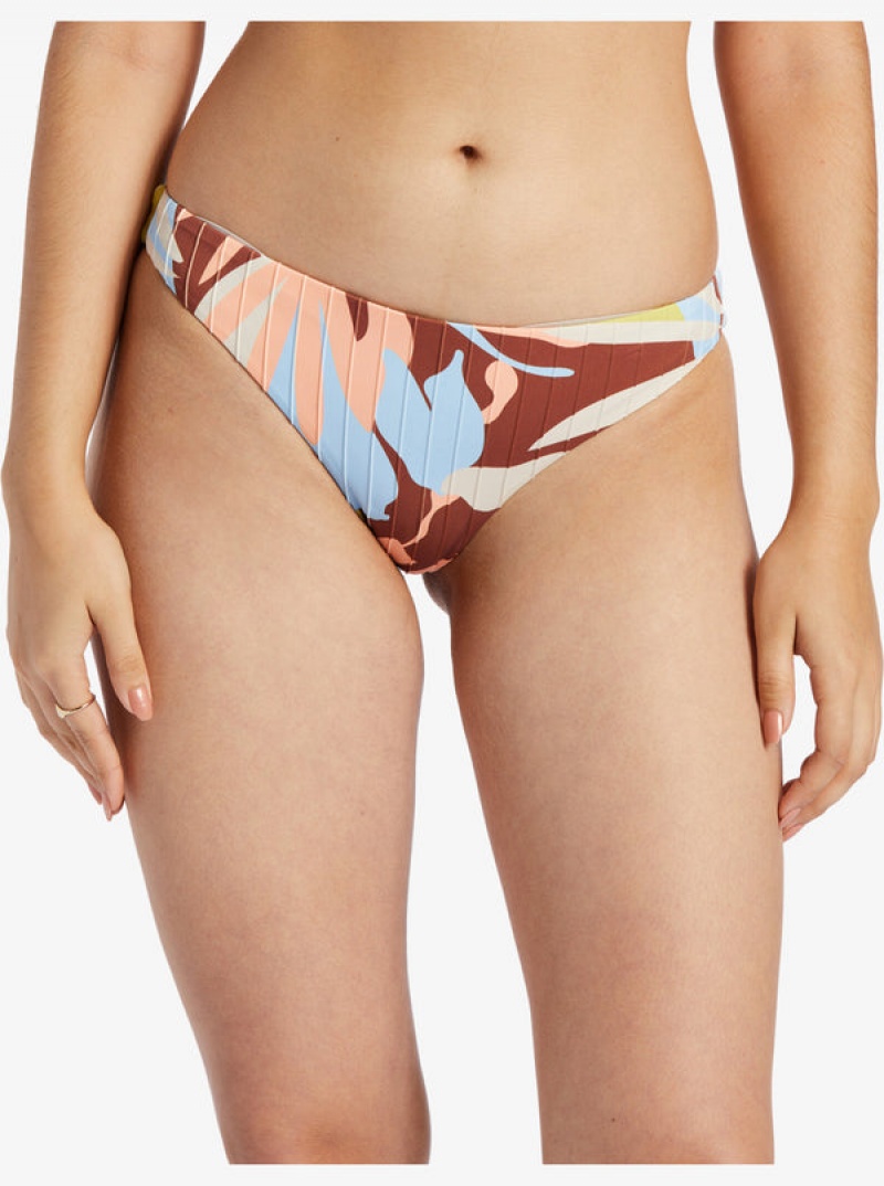 Roxy Floradelic Cheeky Printed Bikinihosen | 20981-EADM