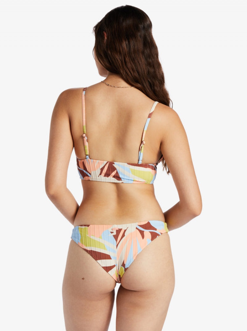 Roxy Floradelic Cheeky Printed Bikinihosen | 20981-EADM