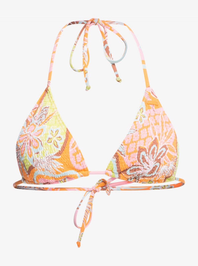 Roxy Floraldelic Tiki Tri Bikinioberteile | 93824-XPUG