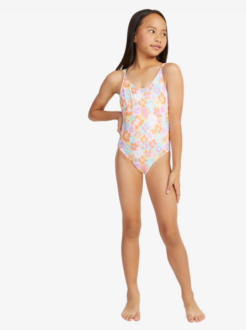 Roxy Floraya One-Piece Bademode Mädchen | 43967-UAQD