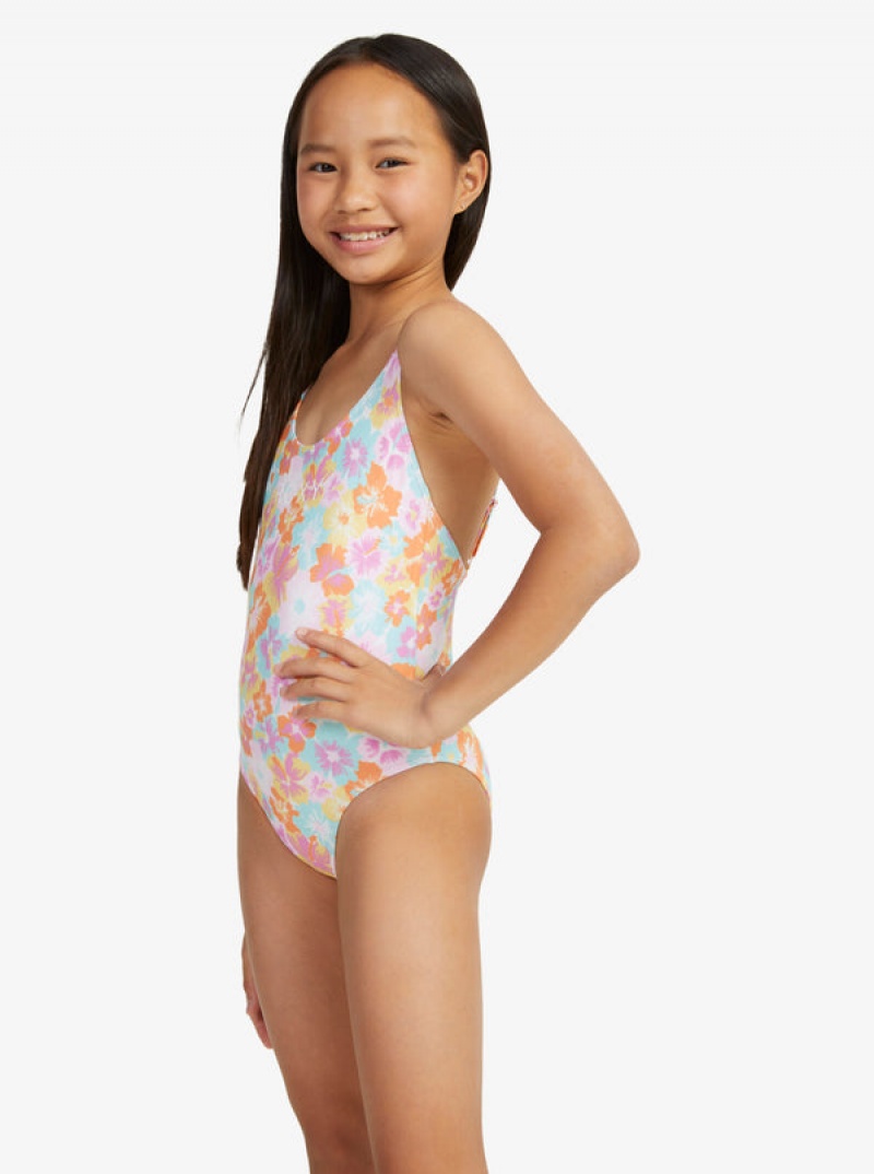 Roxy Floraya One-Piece Bademode Mädchen | 43967-UAQD