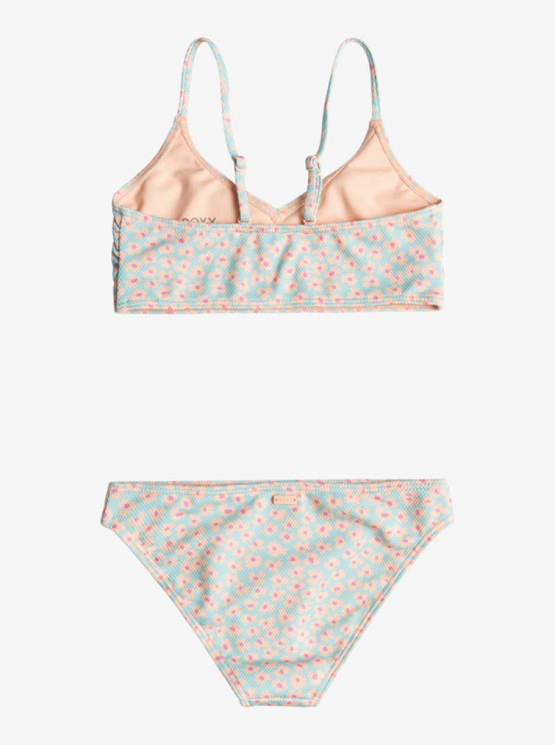 Roxy Flower Bed Cropped Set Bademode Mädchen | 91423-KGSJ