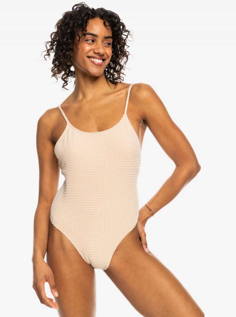 Roxy Gingham One-Piece Badeanzüge | 16972-LITE