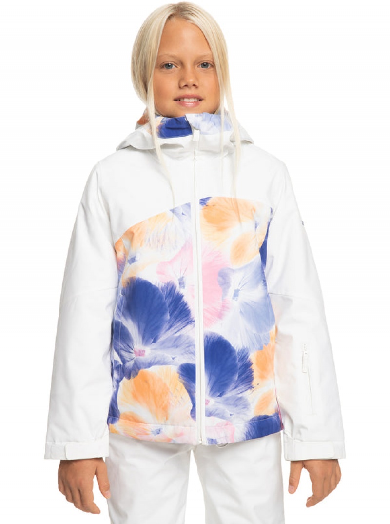 Roxy Greywood Technical Snowboardjacken Mädchen | 31854-LBEQ