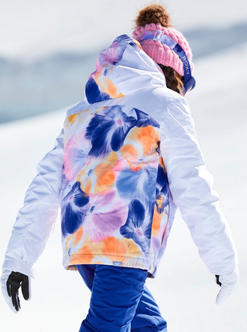 Roxy Greywood Technical Snowboardjacken Mädchen | 31854-LBEQ