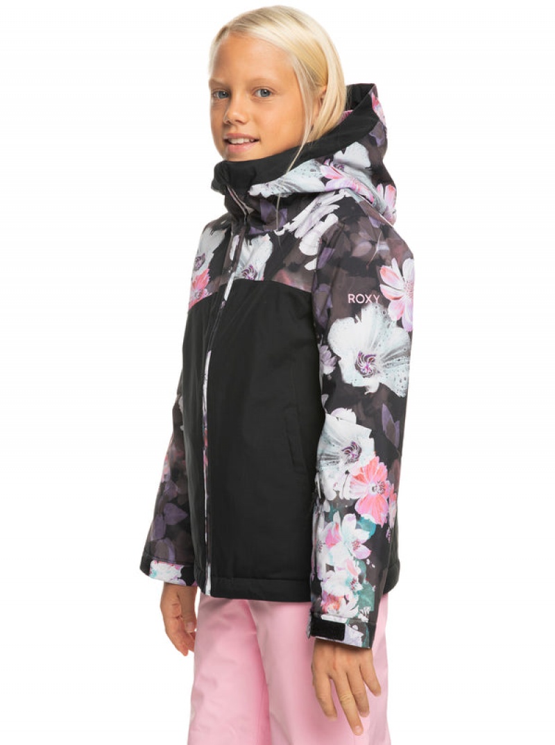 Roxy Greywood Technical Snowboardjacken Mädchen | 85614-UKEF