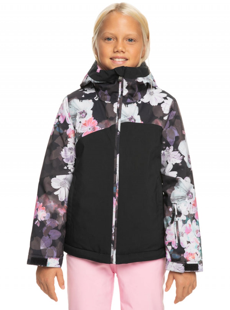 Roxy Greywood Technical Snowboardjacken Mädchen | 85614-UKEF